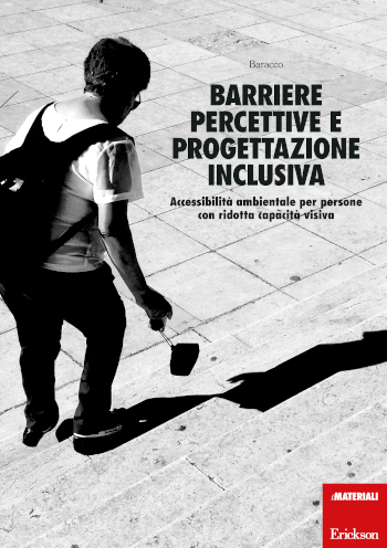 Copertina del volume “Barriere percettive e progettazione inclusiva”